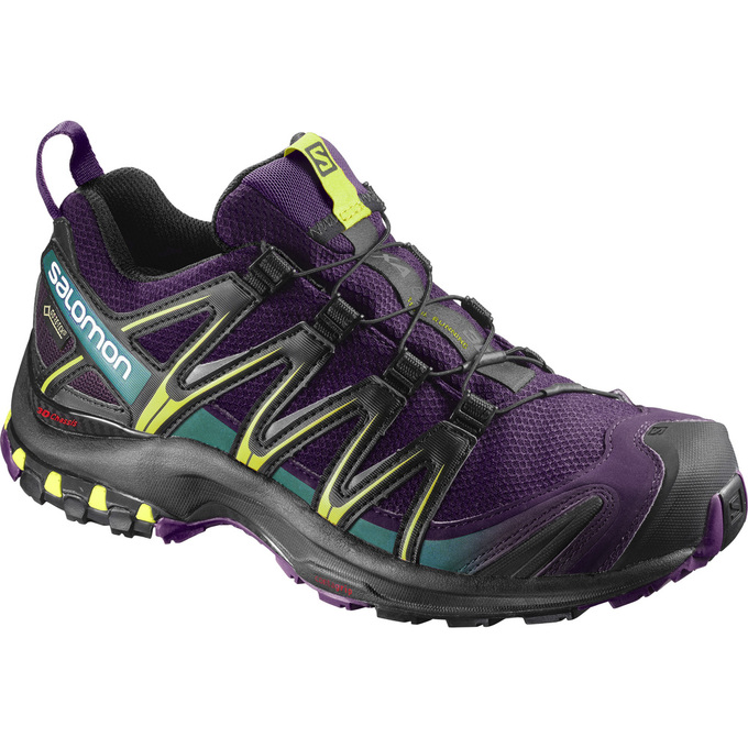 SALOMON UK XA PRO 3D GTX® W - Womens Trail Running Shoes Purple/Black,MVTA29387